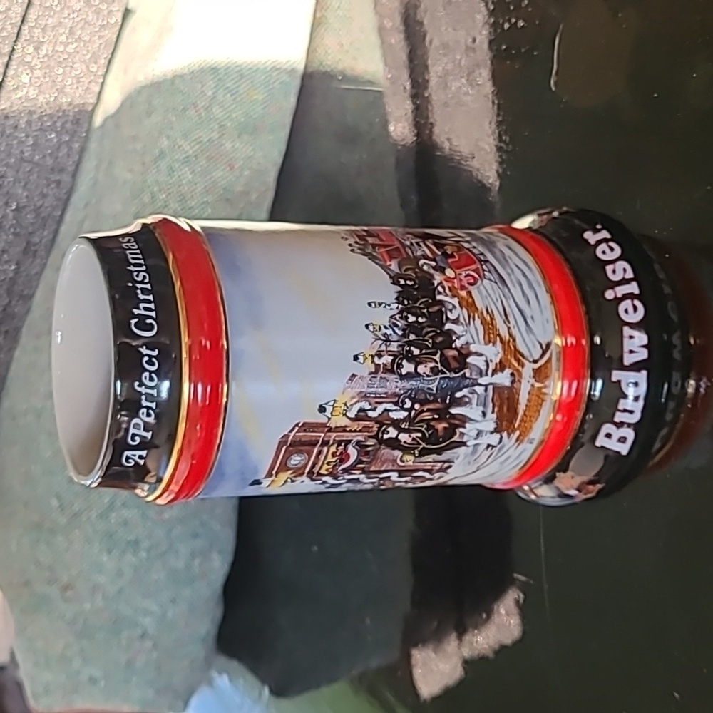 Budweiser Xmas beer mug